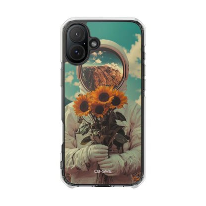 Sunflower Spacesuit Shine iPhone Case - Impact