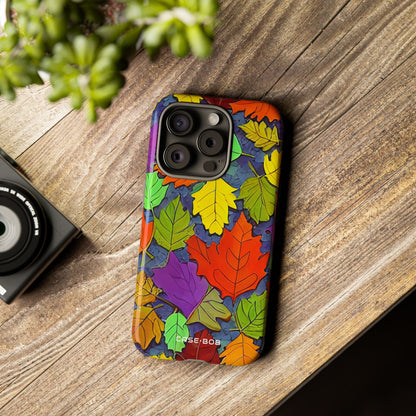 Vivid Leafburst iPhone 15 Pro Case - Tough