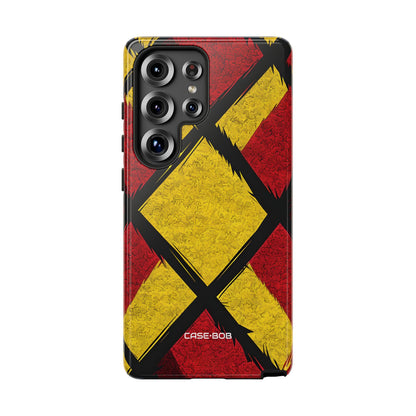 Vibrant Geometric Diamonds Samsung S25 Ultra Case • Tough