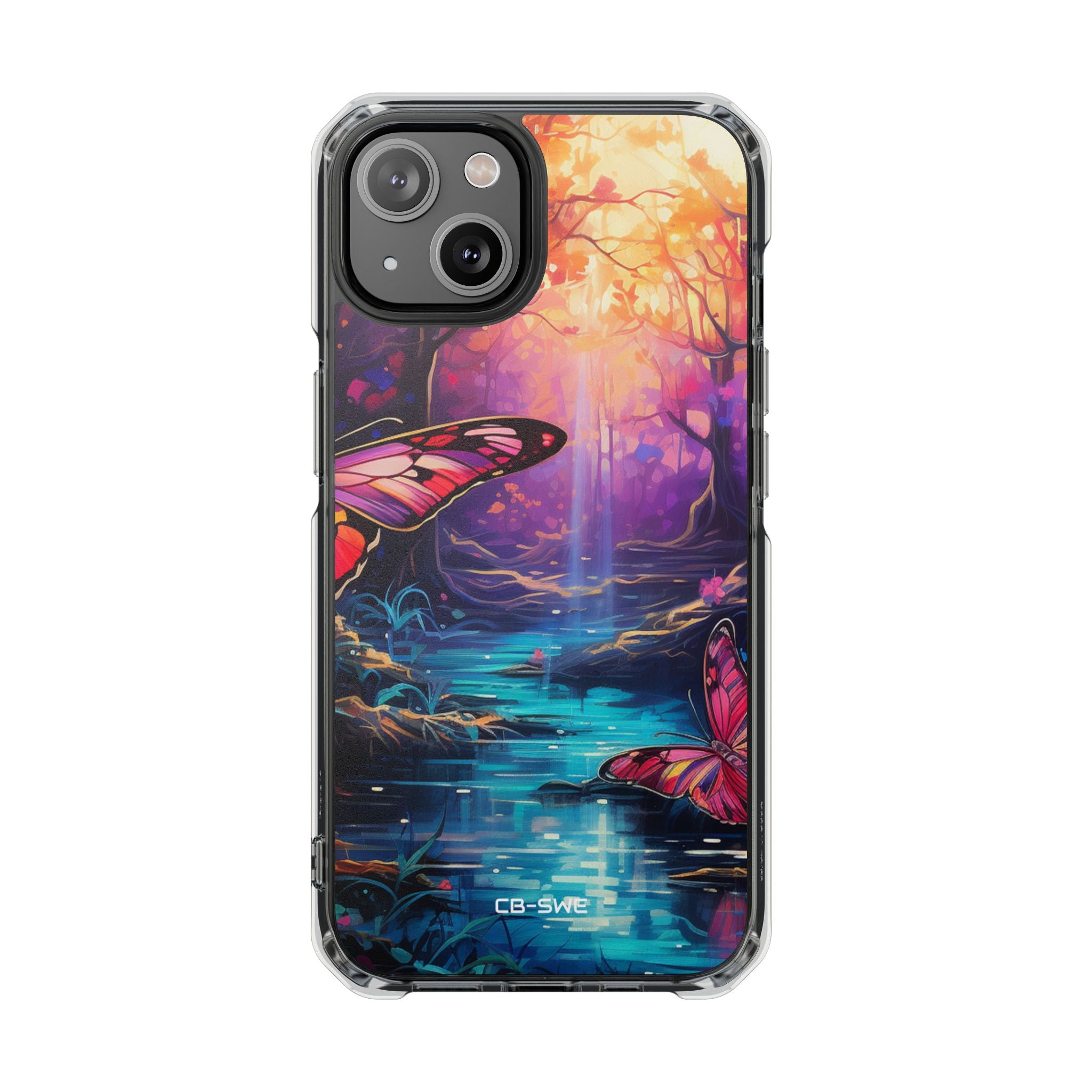 Enchanted Butterfly Forest iPhone Case - Impact