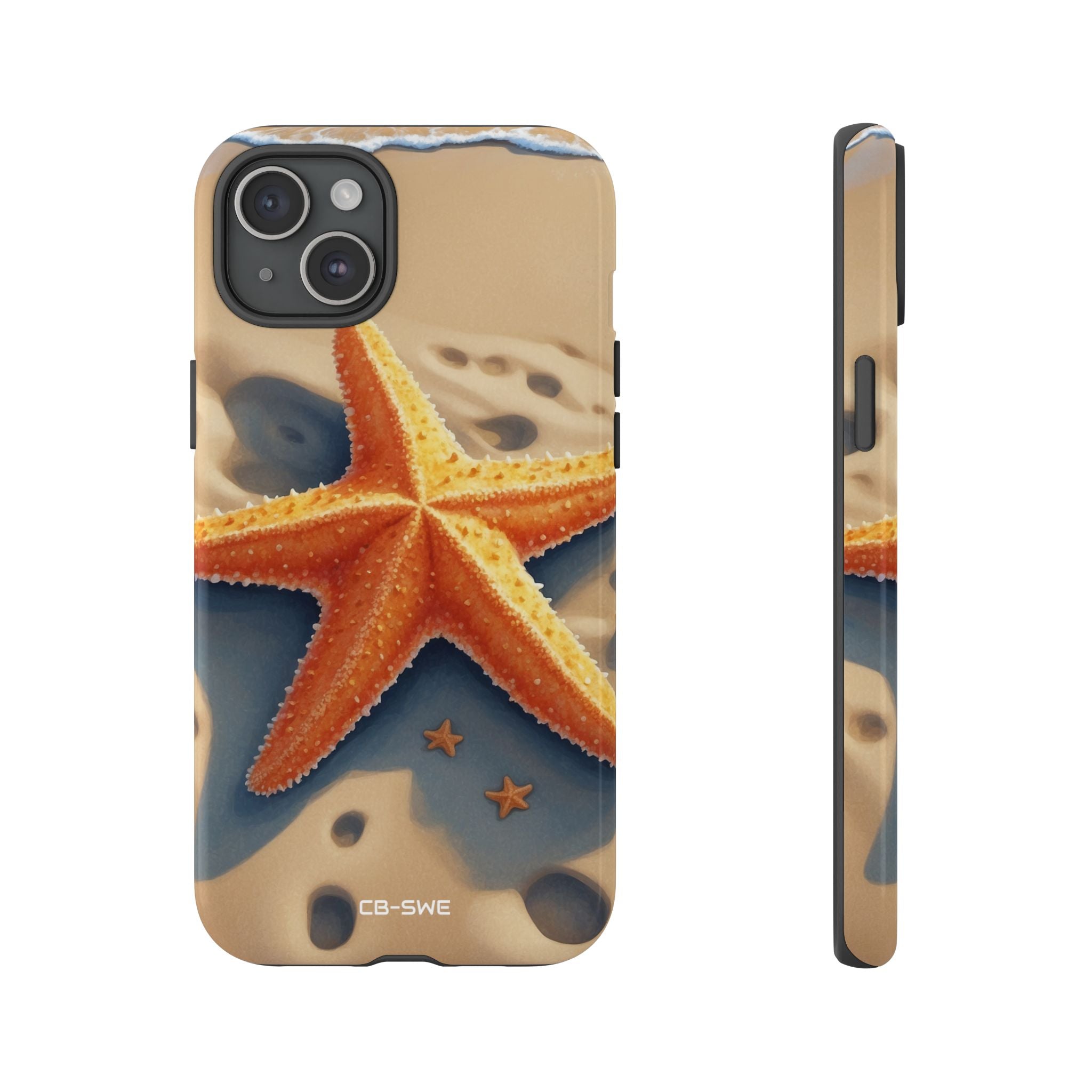 Starfish Rests On Sand - iPhone Case