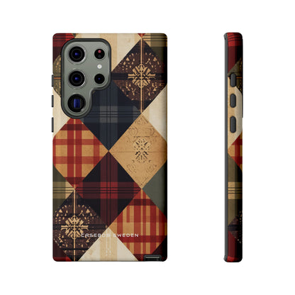 Rustic Geometric Patchwork Harmony Samsung S23 - Tough Phone Case