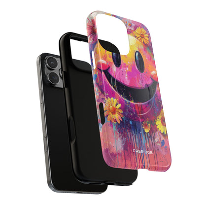 Smiley Bloom iPhone 16 Pro Max Case - Tough+