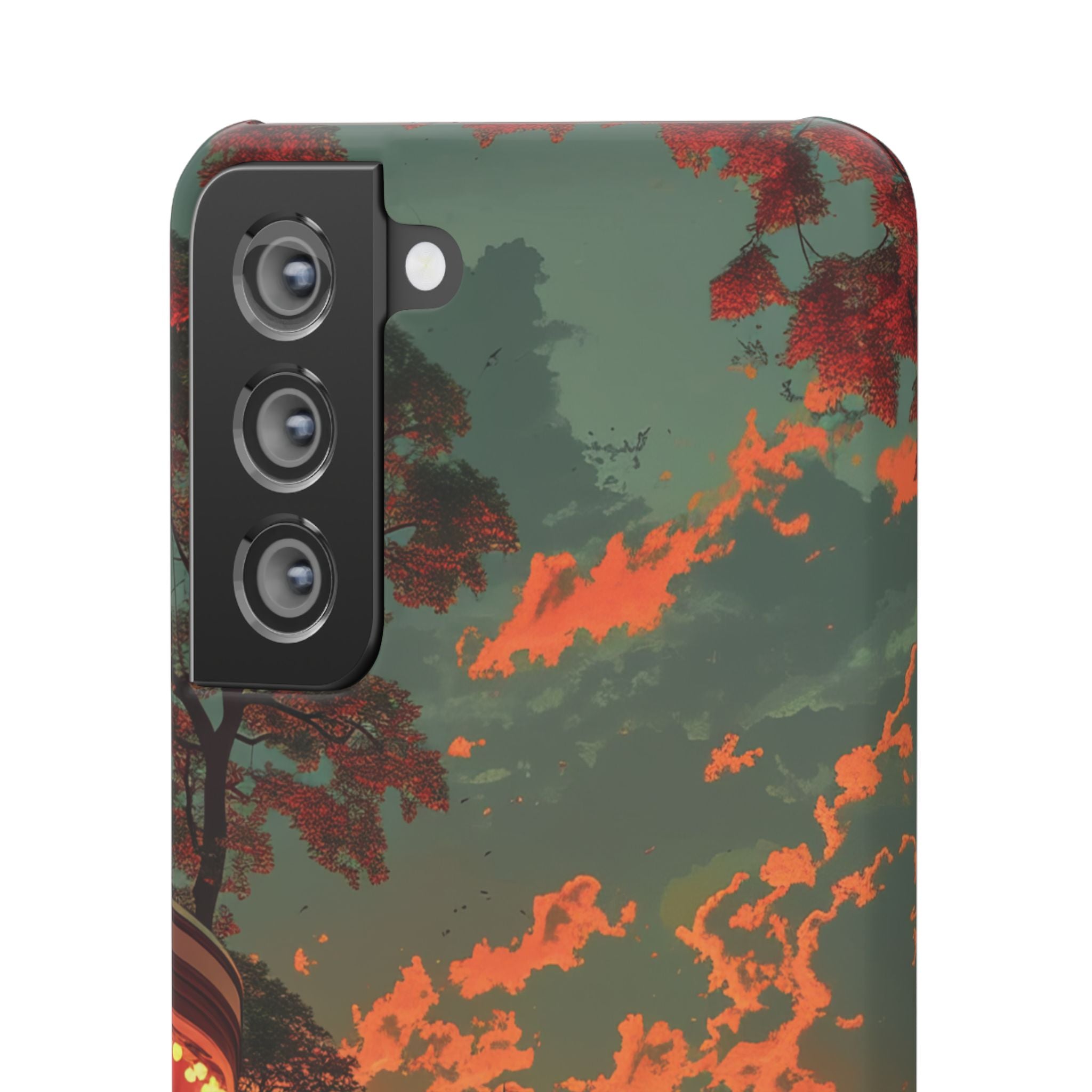 Mid-Century Nostalgia Streetscape Samsung S21 - Slim Phone Case