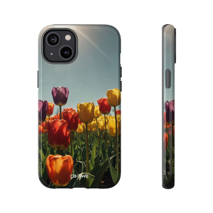 Tulips Embrace Sunlight - iPhone Case