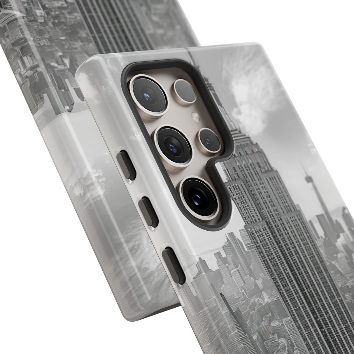 Grayscale Urban Elegance - For Samsung S24