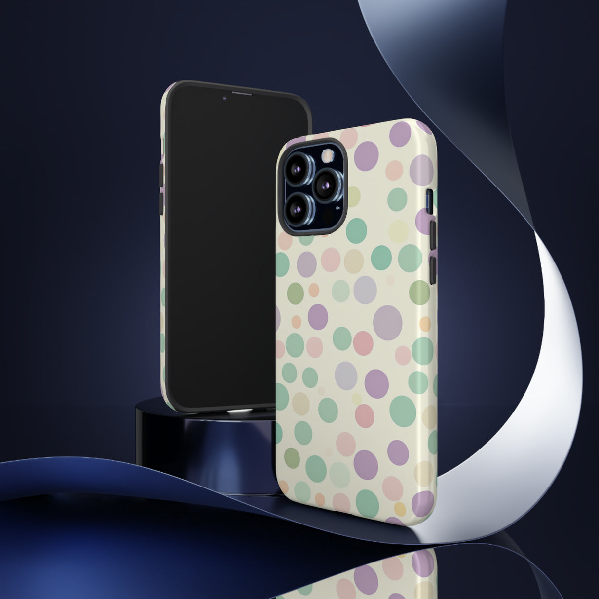 Polka Dot Pastel Harmony - Schutzhülle fürs Handy