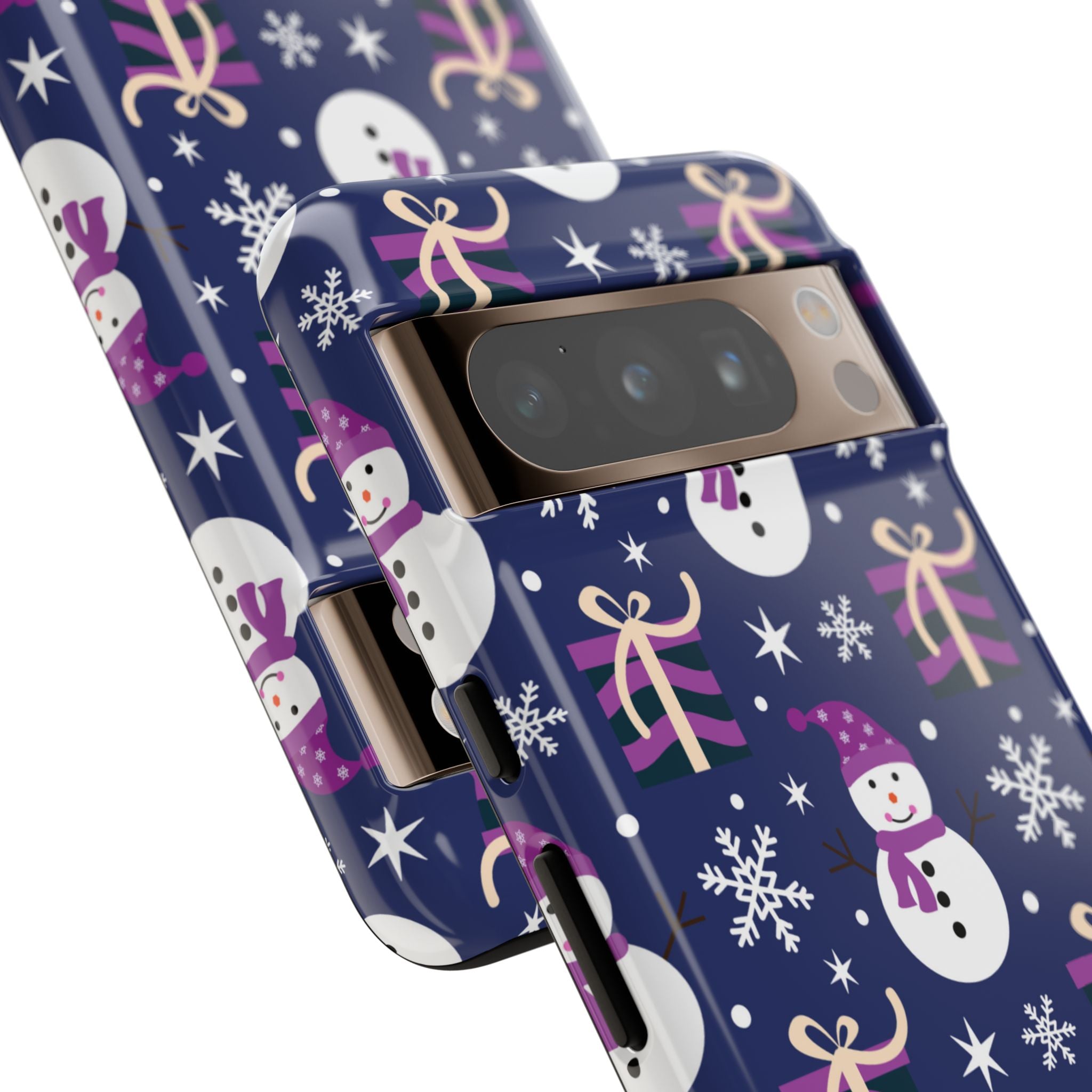 Snowmen Celebrate Joy - Google Pixel Case