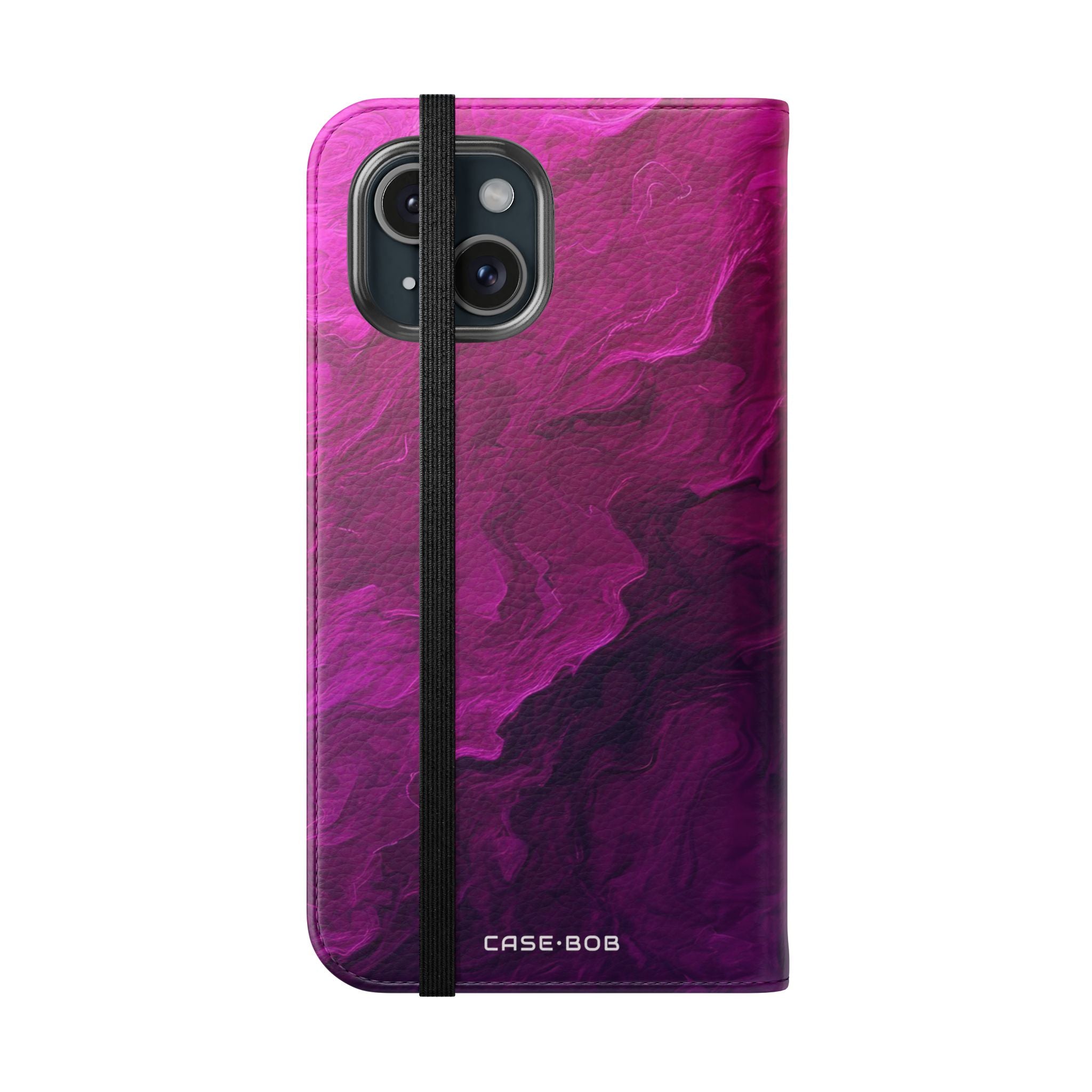 Purple Swirl - iPhone 15 Case - Wallet