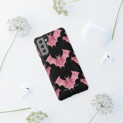 Gothic Pink Bats Aflame  Samsung S21 - Tough Phone Case