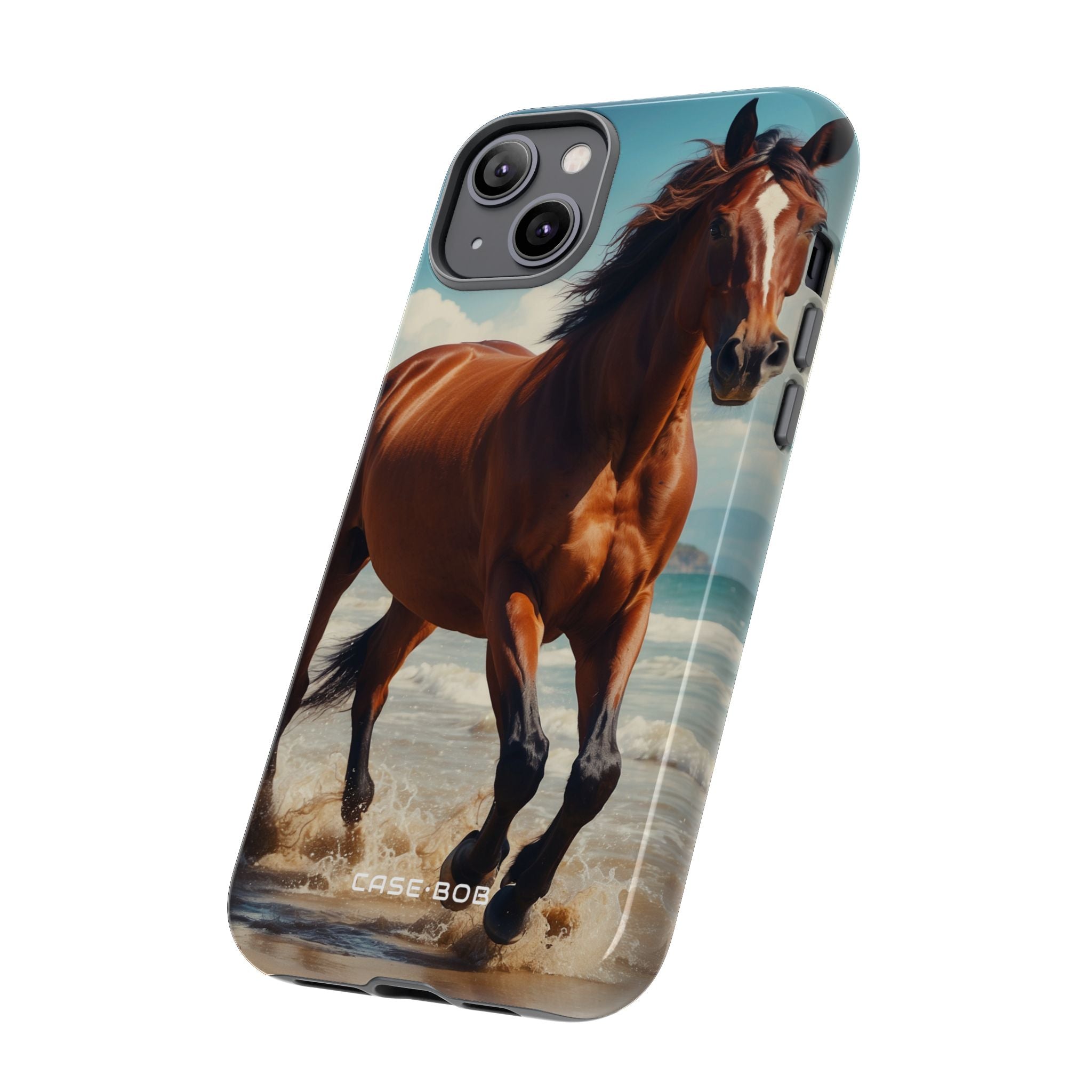 Blazing Horse iPhone 14 Plus Case - Tough