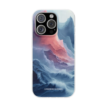 Mountain Wave Serenity - Flexi iPhone 16 Phone Case