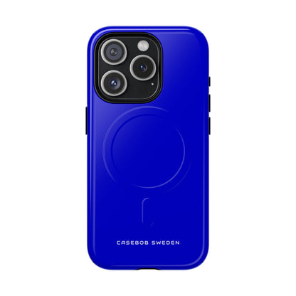 Medium Blue iPhone 15 | Tough+ Phone Case