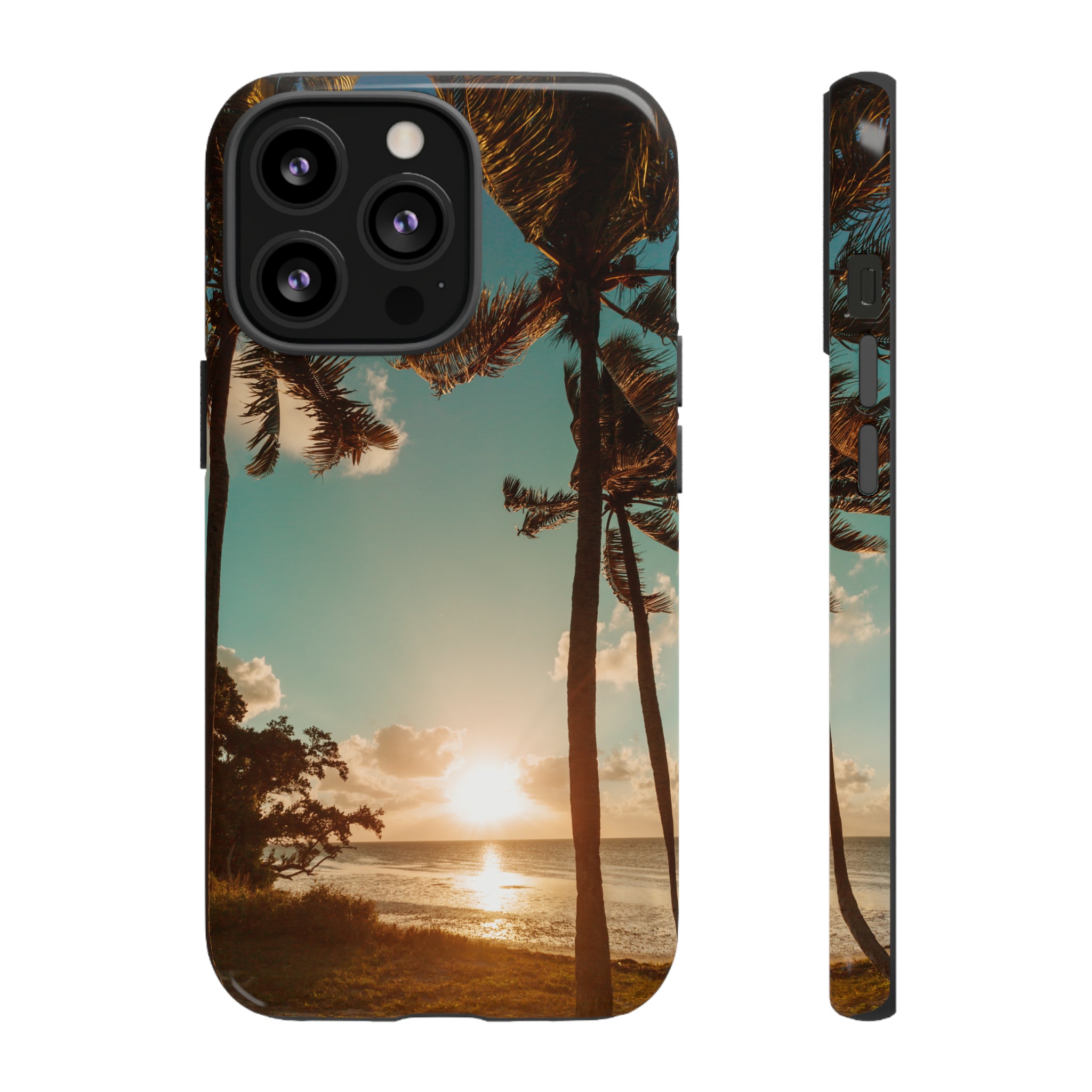 Sundown Palmtrees - Protective Phone Case