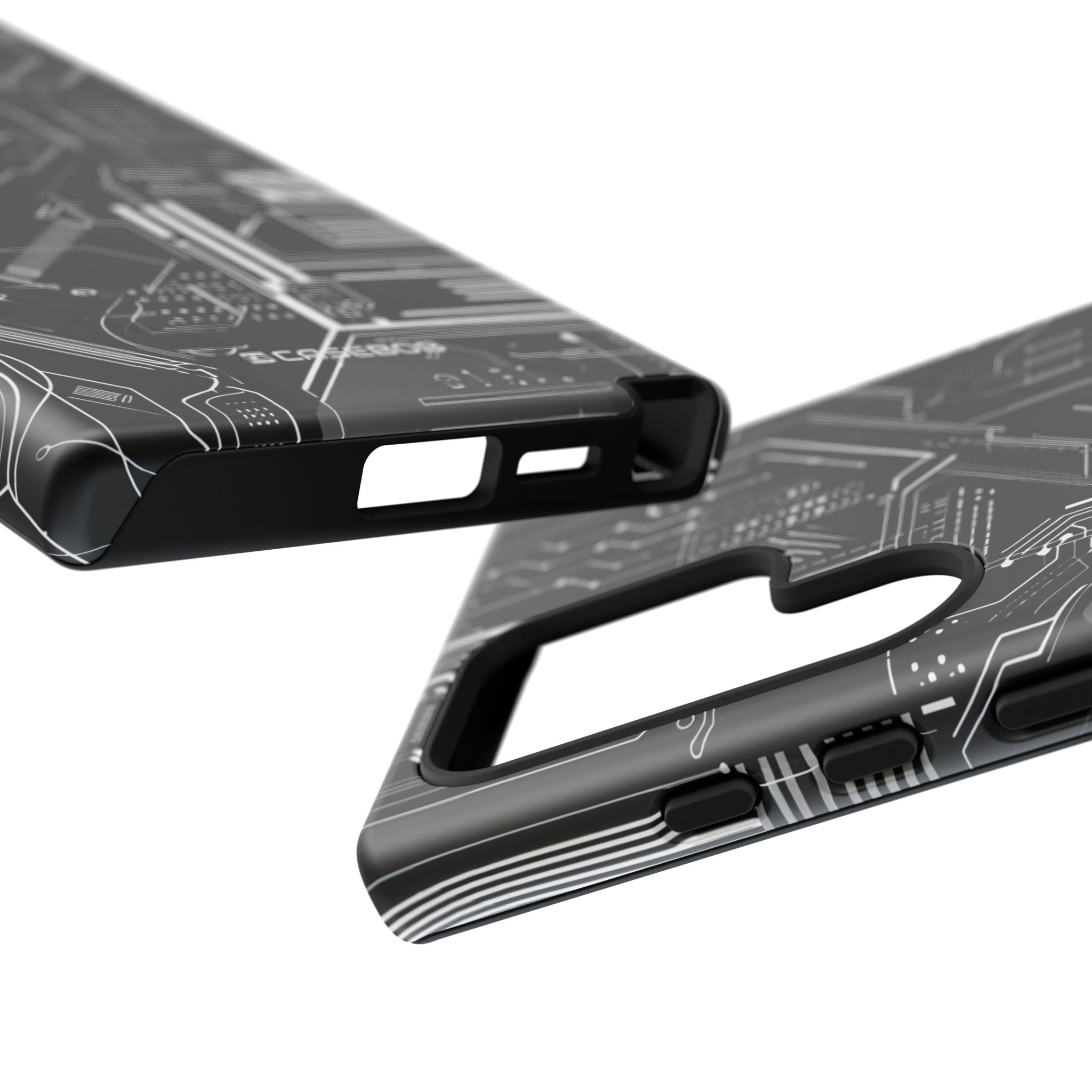 Circuitry Elegance: Futuristic Precision - For Samsung S24