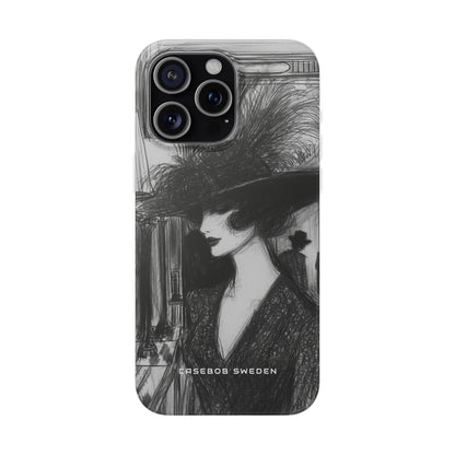 Timeless Elegance in Monochrome iPhone 15 - Flexi Phone Case