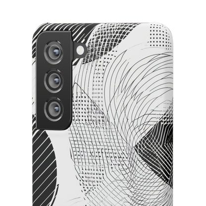 Monochrome Dynamics | Slim Phone Case for Samsung