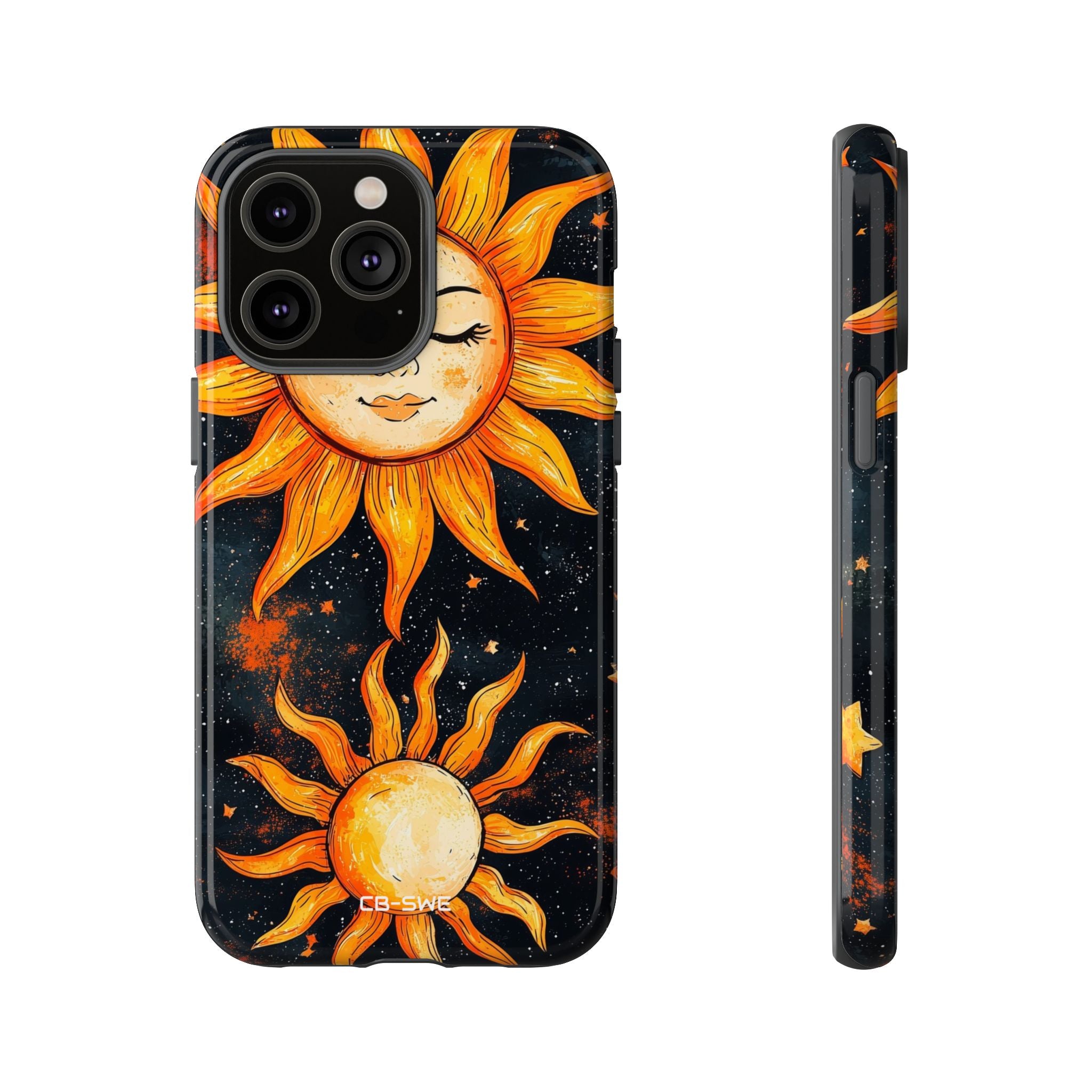 Celestial Suns Dance - iPhone Case