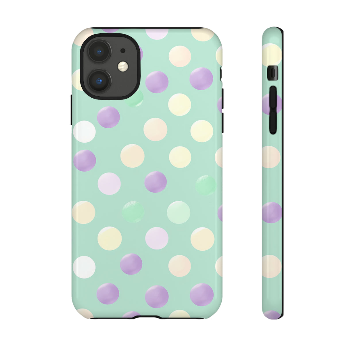 Pastel Dot Delight - Schutzhülle fürs Handy