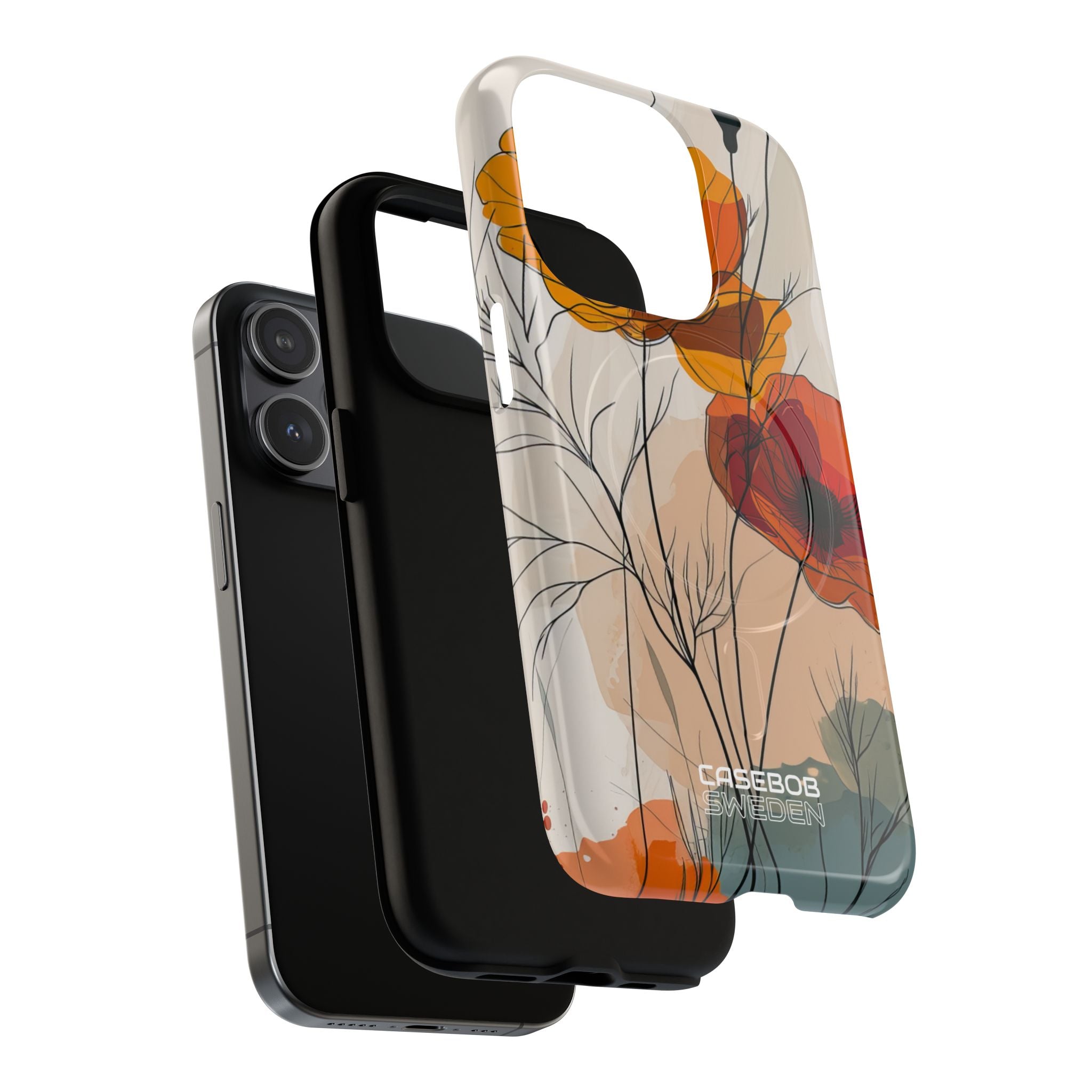 Golden Bloom Dance iPhone 15 - Tough+