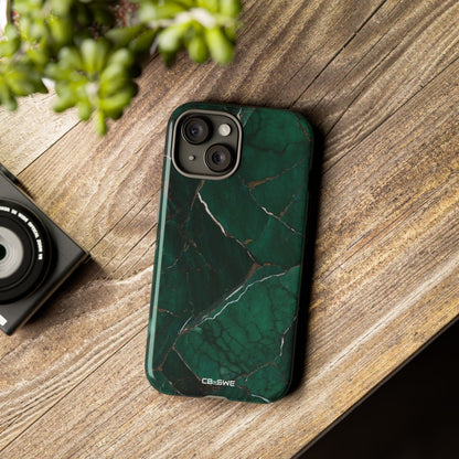 Emerald Veins Flow - iPhone Case