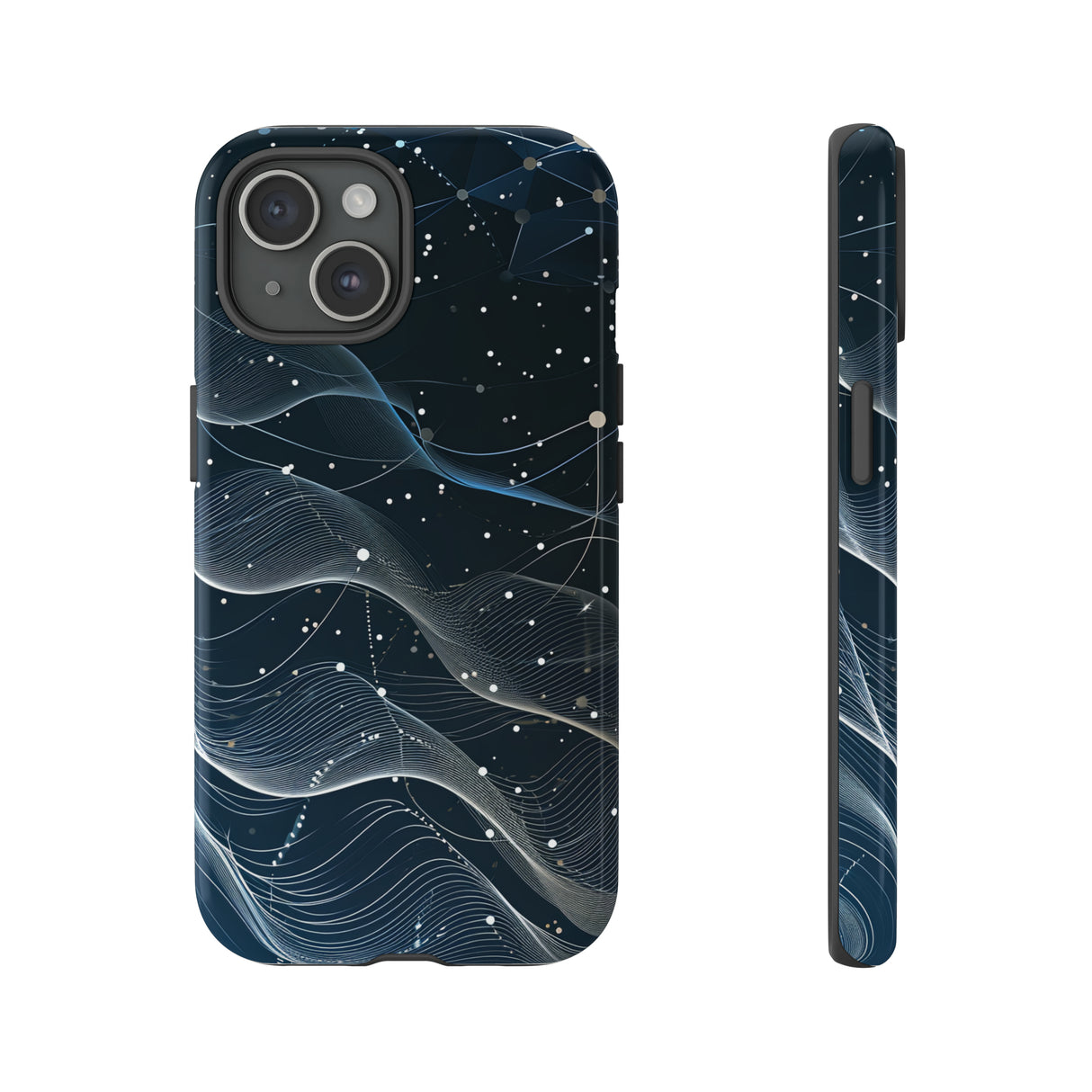 Connectivity Wave: Network Gradient - Protective Phone Case