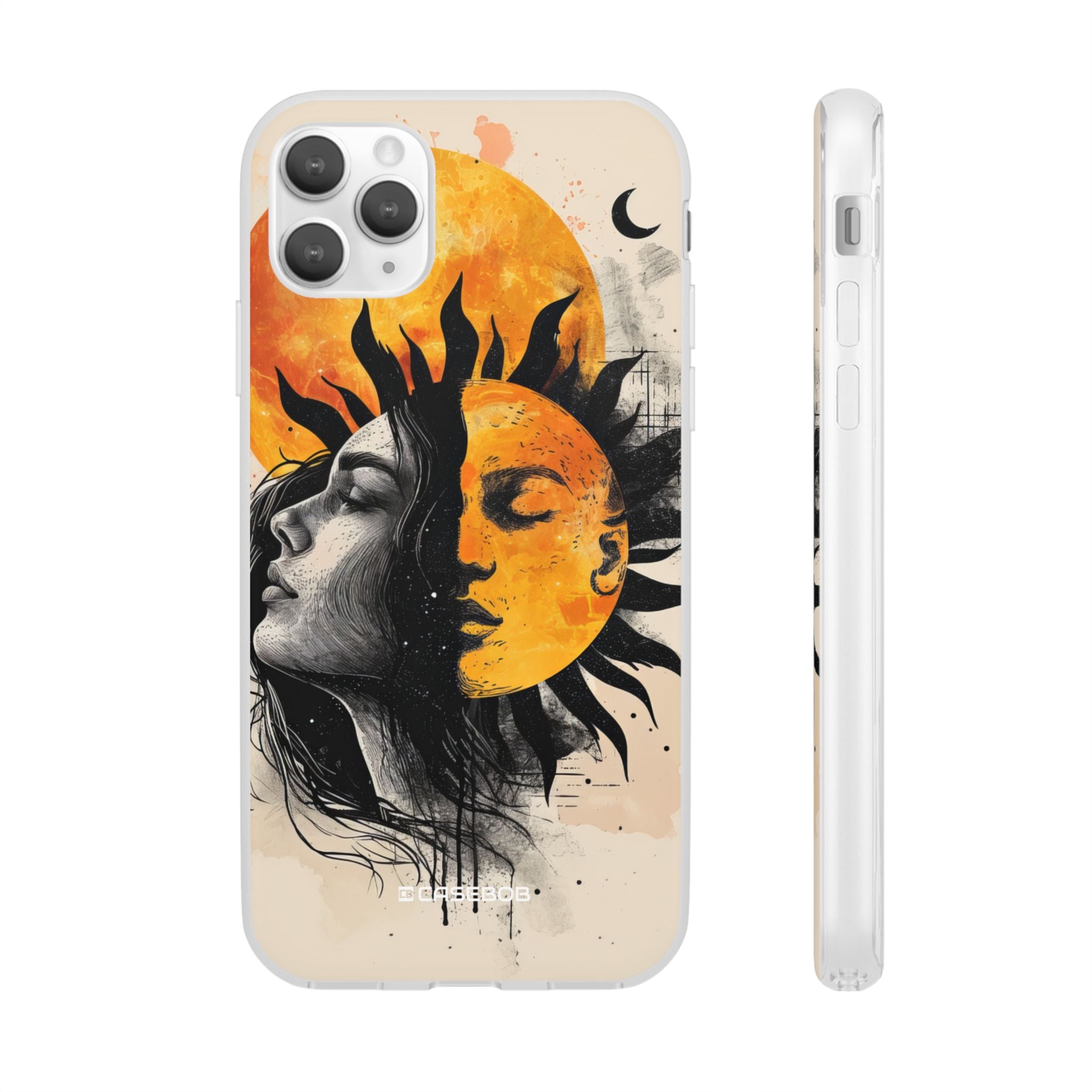 Sunlit Duality | Flexible Phone Case for iPhone