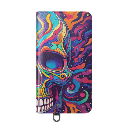 Psychedelic Skull - Samsung S24 Case - Wallet