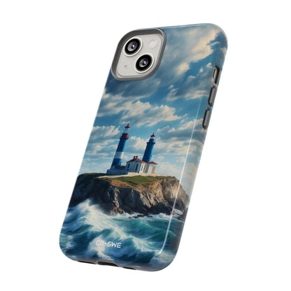 Lighthouse Guards Waves - iPhone Case