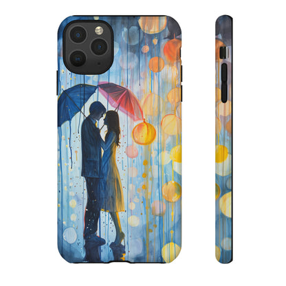 Rainy Day Love Umbrellas - Protective Phone Case