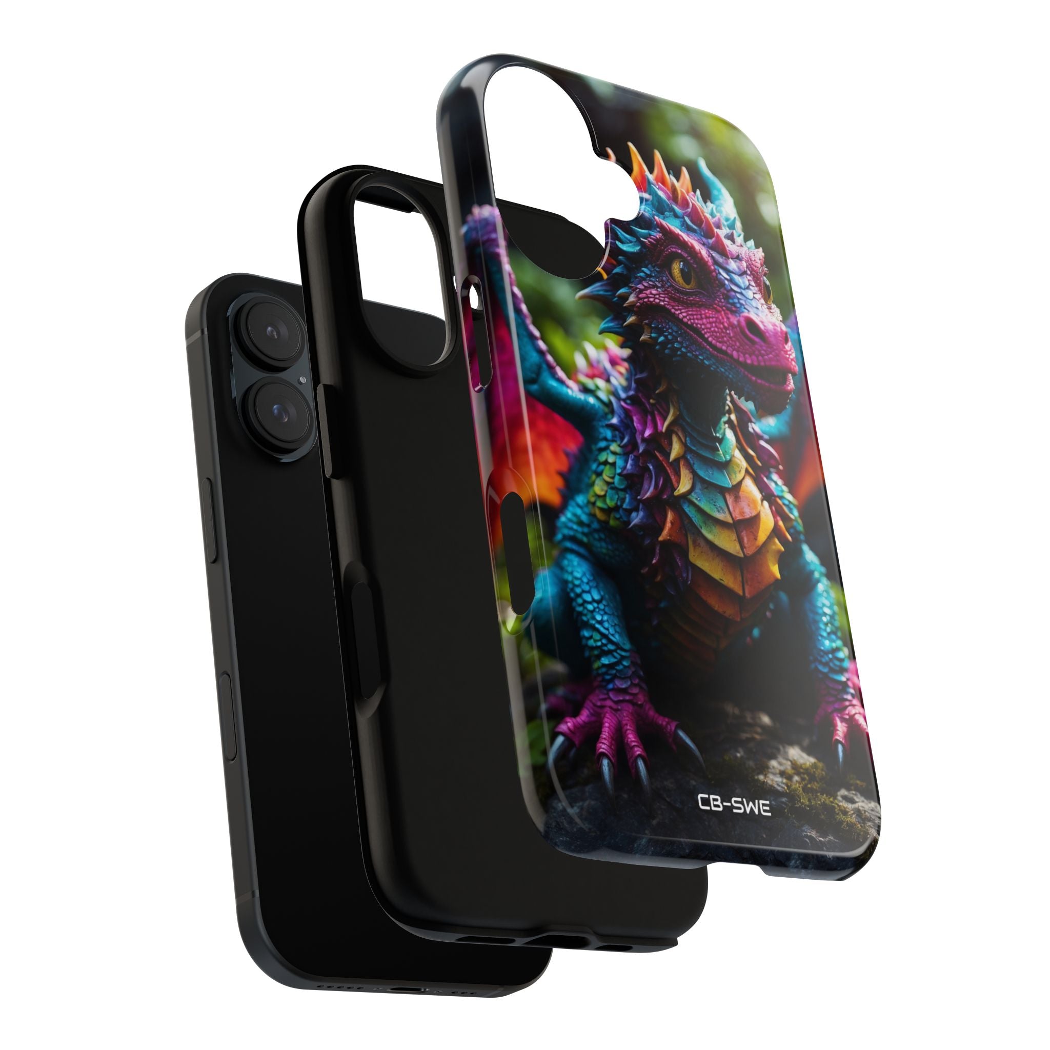 Friendly Dragon Smiles - iPhone Case