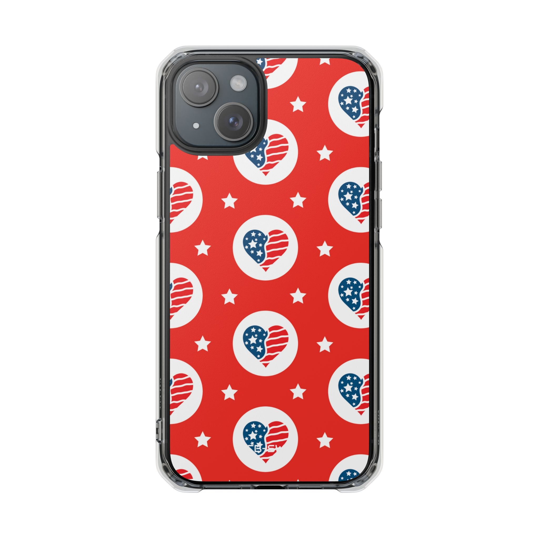 Hearts Celebrate Freedom iPhone Case - Impact