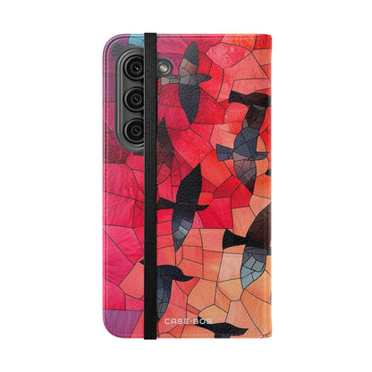 Stained Glass Birds - Samsung S23 Case - Wallet
