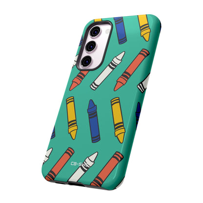 Crayons Dance Playfully - Samsung Case