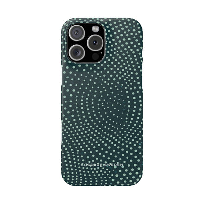 Teal Rippleflow iPhone 16 - Slim Phone Case