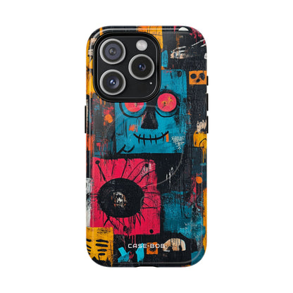 Blue Stitch Smile iPhone 15 Pro Case - Tough+
