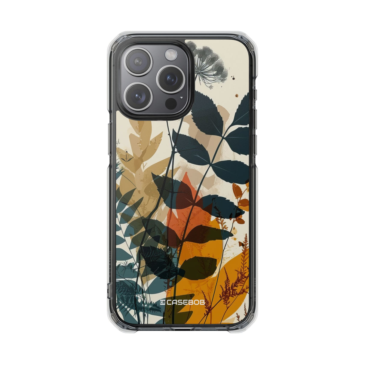 Botanical Serenity - Phone Case for iPhone (Clear Impact - Magnetic)