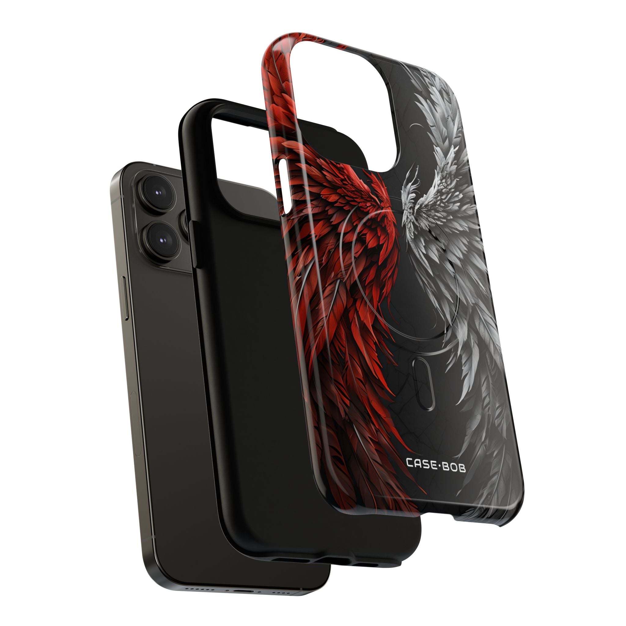 Crimson White Wings iPhone 14 Pro Max Case - Tough+