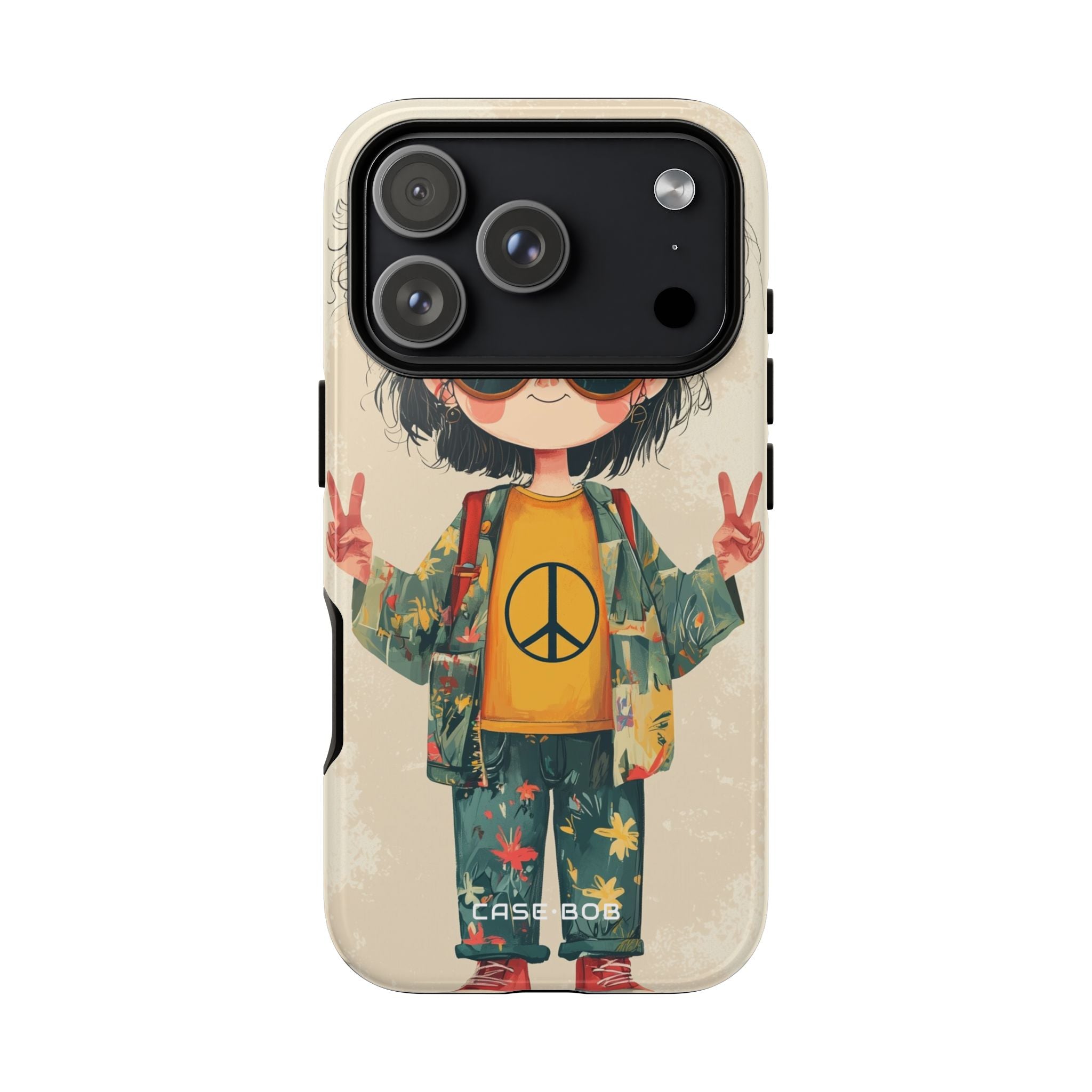 Peace Pigtails iPhone 17 Pro Case - Tough