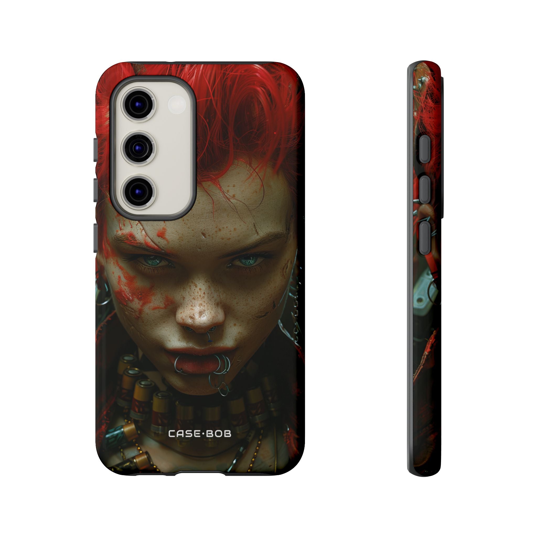 Red Spike Gaze Samsung S23 Case - Tough