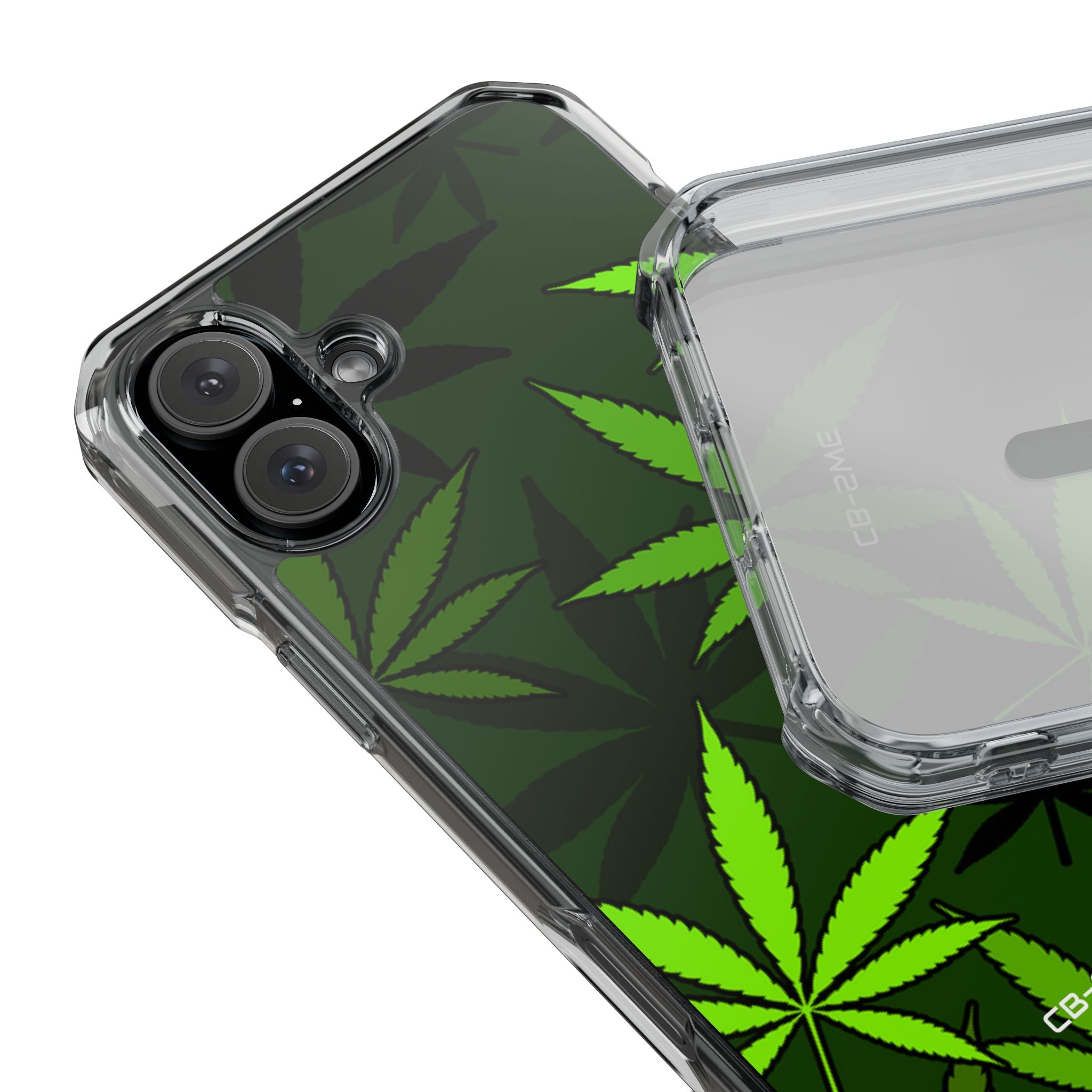 Green Leaf Symmetry iPhone Case - Impact