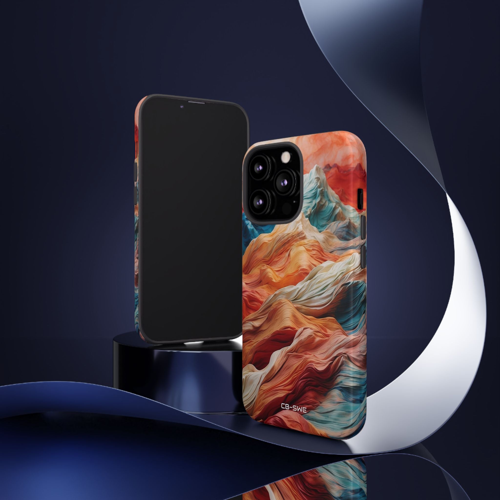 Mountain Waves Flow - iPhone Case