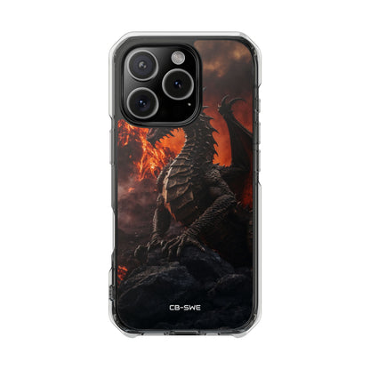 Fiery Dragon Soars iPhone Case - Impact