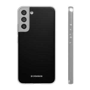 Schwarz | Handyhülle für Samsung (Flexible Hülle) 