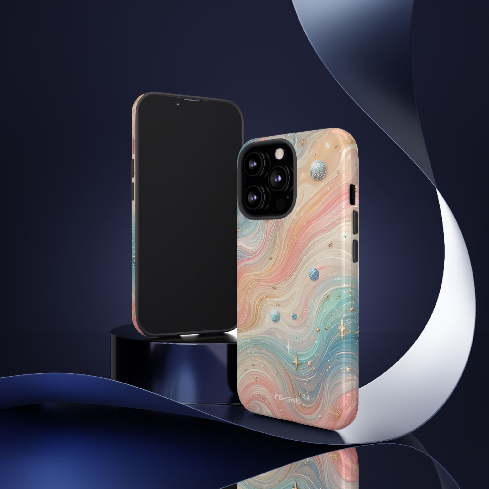 Celestial Waves Dance - iPhone Case
