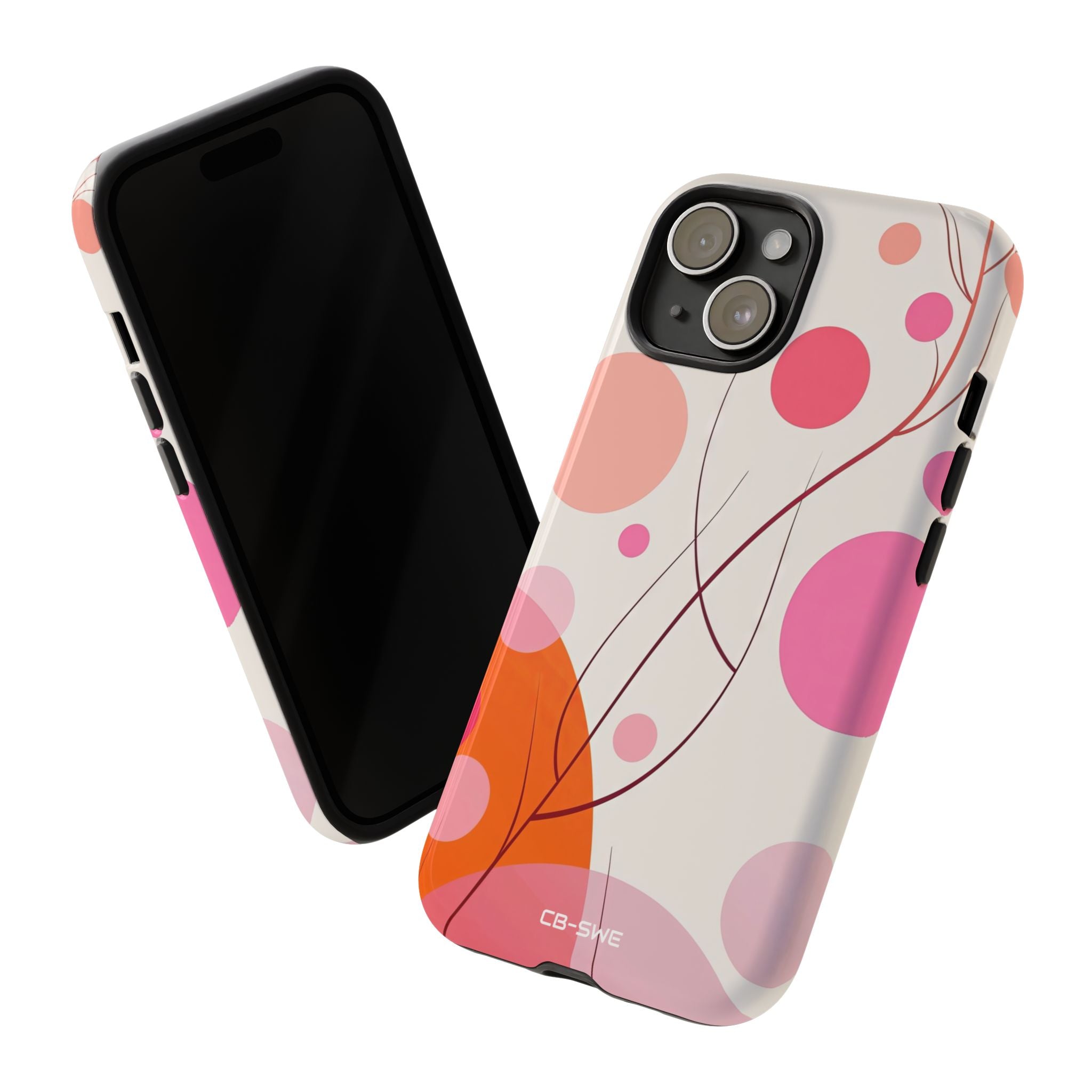 Circles Embrace Lines - iPhone Case