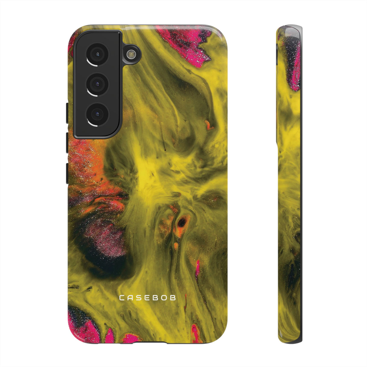 Yellow Ink Art - Protective Phone Case