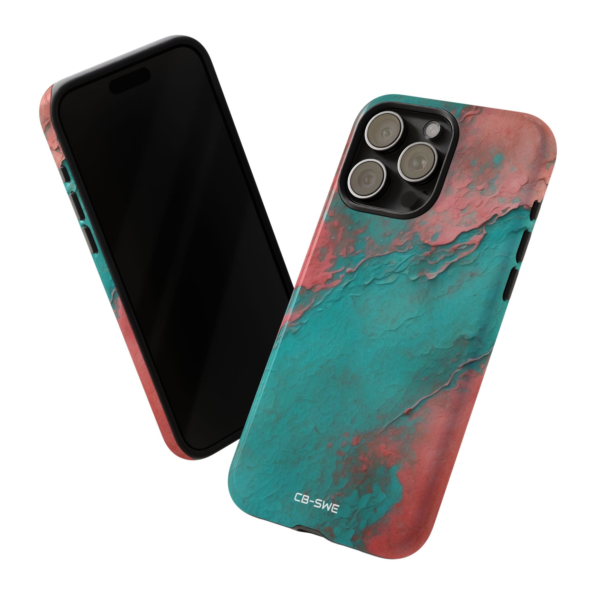 Turbulent Coral Flow - iPhone Case