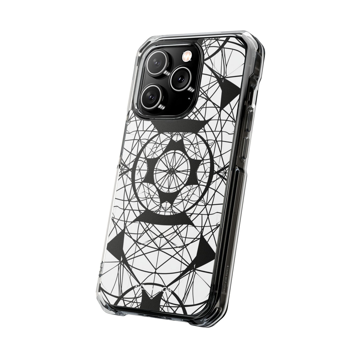 Geometric Hypnosis - Phone Case for iPhone (Clear Impact - Magnetic)