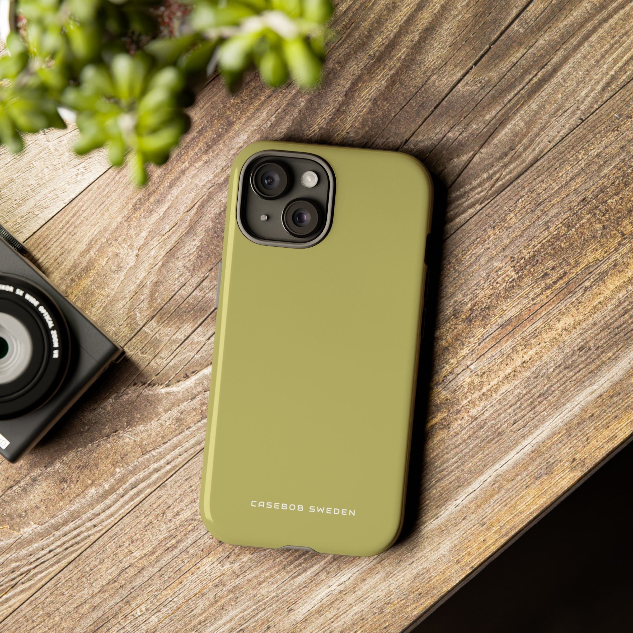 Dark Khaki iPhone 15 - Tough Phone Case